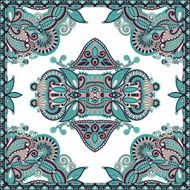 Traditional ornamental floral paisley bandanna You can use this N73