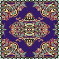 Traditional ornamental floral paisley bandanna You can use this N75