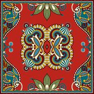 Traditional ornamental floral paisley bandanna You can use this N78