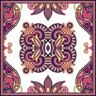 Traditional ornamental floral paisley bandanna You can use this N79