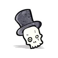 cartoon skull symbol N11