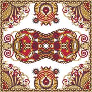 Traditional ornamental floral paisley bandanna You can use this N81