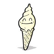 Ice Cream Cartoon Character N2