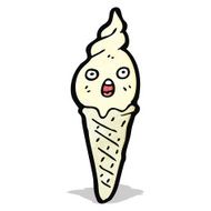 Ice Cream Cartoon Character N3