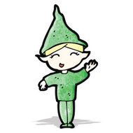 Cartoon Christmas Elf N30