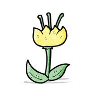 cartoon flower N55