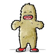 cartoon furry bigfoot monster