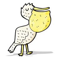 Cartoon Pelican N10