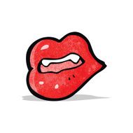 Cartoon Vampire Lips N10