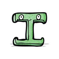 Cartoon Letter I N2