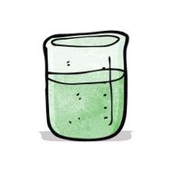cartoon chemical jar N3