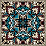 Traditional ornamental floral paisley bandanna You can use this N87