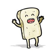 sliced bread cartoon character N7