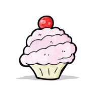 cartoon cupcake N23