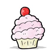 cartoon cupcake N26