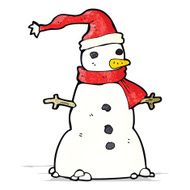 Cartoon Snowman N19