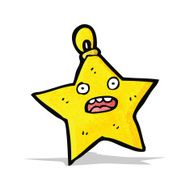 christmas star bauble cartoon