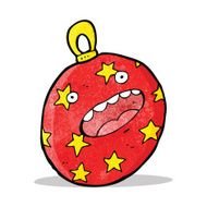 christmas bauble cartoon character N4