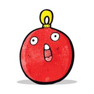 christmas bauble cartoon character N5