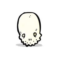 cartoon skull symbol N15