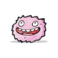 little pink furball monster N2