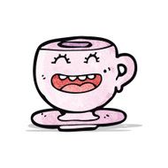 cartoon tea cup N8