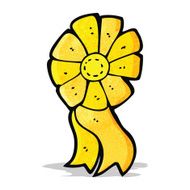 cartoon first place rosette