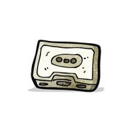cartoon cassette tape