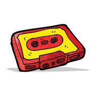 cartoon cassette tape N2