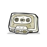 cartoon old tape