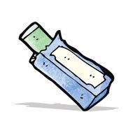 cartoon packet of chewing gum N2