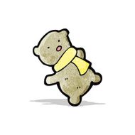 cartoon little teddy bear N10