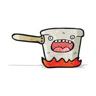 cartoon kitchen saucepan N2