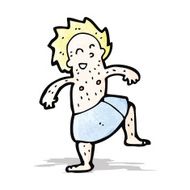 cartoon man in towel