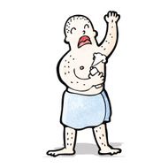 cartoon man in towel N2