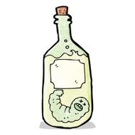 cartoon tequila bottle N2