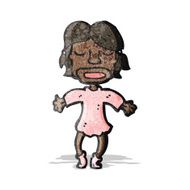 cartoon happy girl N6