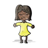 cartoon happy girl N7