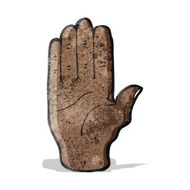 cartoon hand symbol