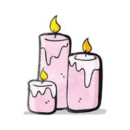 cartoon scented candles