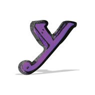 cartoon letter y N2