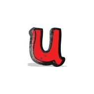 cartoon letter u N2