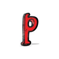 Cartoon Letter P N5