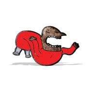 cartoon man in dream