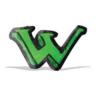 Cartoon Letter W N2
