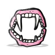 vampire teeth cartoon