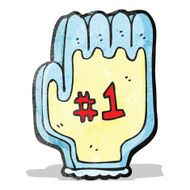 cartoon big foam sports hand N2
