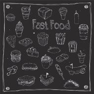 Fast Foods draw 25 Item