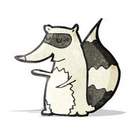 Cartoon Raccoon N7