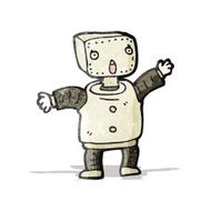 Cartoon Robot N55